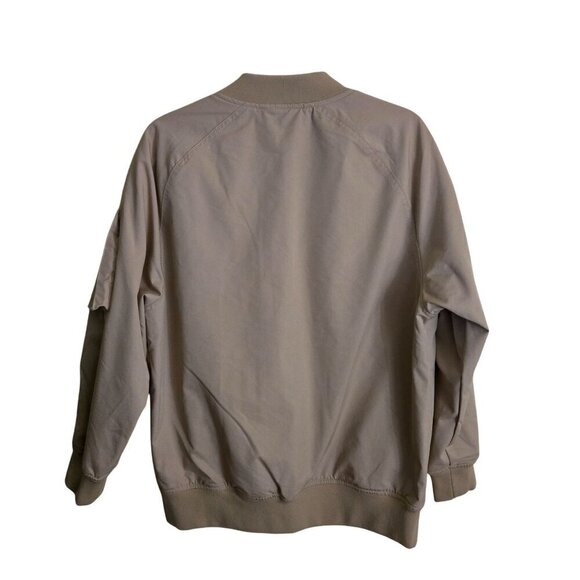 Everlane The Bomber Jacket Oversized Gender Neutral Khaki Jacket Size S - Picture 3 of 11